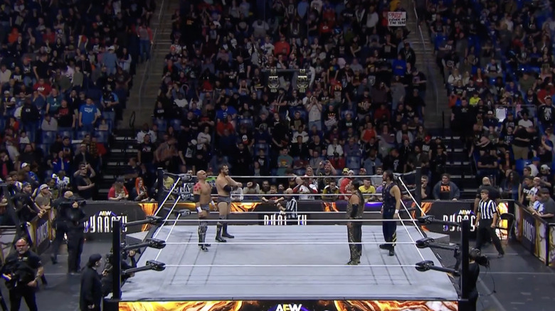 The four men in the ring