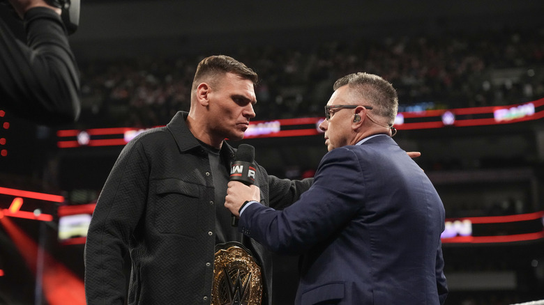 Michael Cole interviews GUNTHER