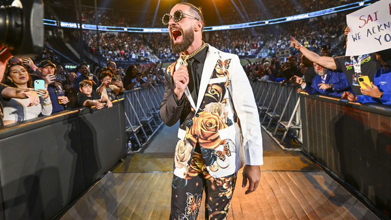 Seth Rollins laughing