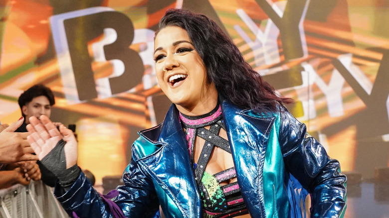 Bayley makes her entrance on 