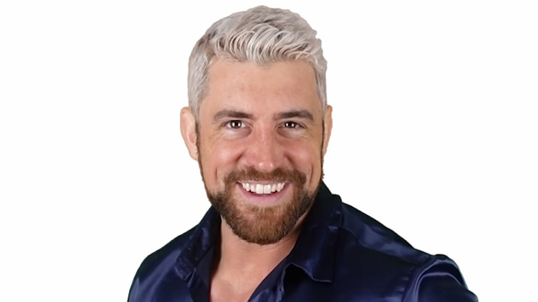 The image of Joe Hendry in his music video that has been turned into a meme
