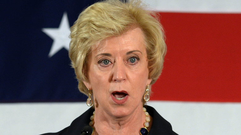 Linda McMahon speaking