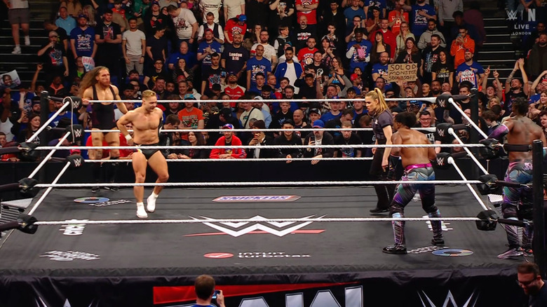 The four men in the ring