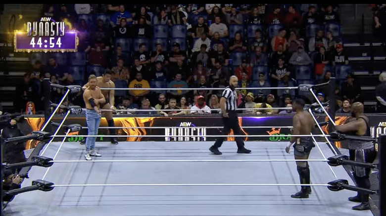 The four men in the ring