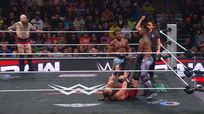 The four men in the ring