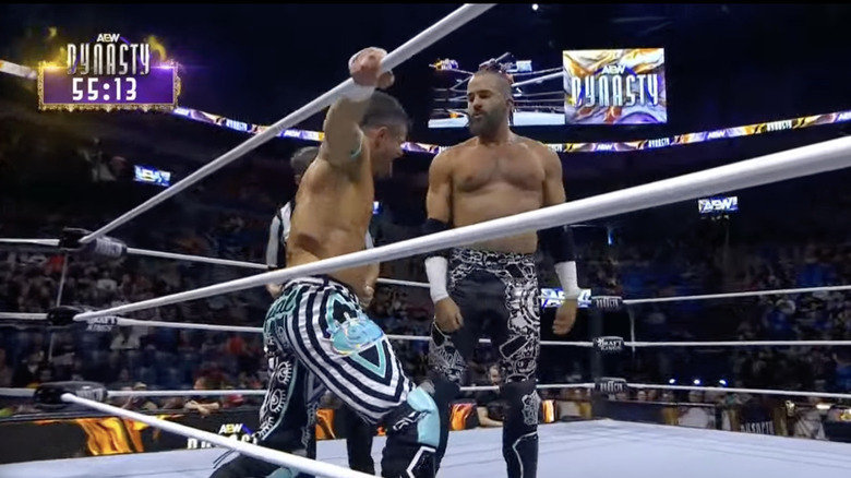 Sydal and Beretta in the ring