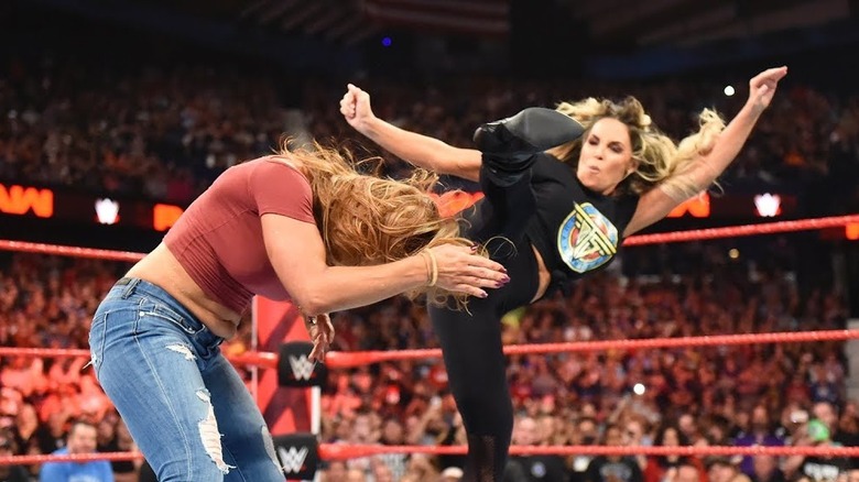 Trish Stratus Chick Kick